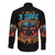 I Have 3 Sides Skull Reaper Long Sleeve Button Shirt - Wonder Print Shop