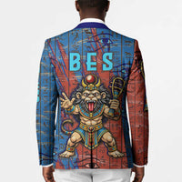 Bes Blazer Ancient Egyptian Hieroglyphs and Sacred Symbols Ancient Myth - Wonder Print Shop
