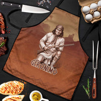 Geronimo Native American Apron Rifle and Desert Landscape Native American Warrior - Wonder Print Shop