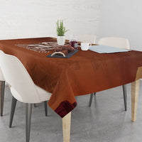 Geronimo Native American Tablecloth Rifle and Desert Landscape Native American Warrior - Wonder Print Shop