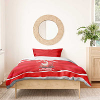Silly Goose Bedding Set with Newspaper and Armchair Pattern