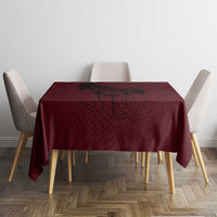 Demonic Skull Sigil Vikings Tablecloth Dark Gothic Rune Grunge Illustration
