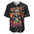 Day Of The Dead Sugar Skull Baseball Jersey Dia De Los Murtos - Wonder Print Shop