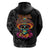 Day Of The Dead Sugar Skull Hoodie Dia De Los Murtos - Wonder Print Shop