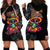 Day Of The Dead Sugar Skull Hoodie Dress Dia De Los Murtos - Wonder Print Shop