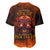 Fire Skull Baseball Jersey Of Course I'm Going To Hell I'm Just Here To Pick You Up - Wonder Print Shop