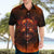 Fire Skull Hawaiian Shirt Of Course I'm Going To Hell I'm Just Here To Pick You Up - Wonder Print Shop