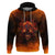 Fire Skull Hoodie Of Course I'm Going To Hell I'm Just Here To Pick You Up - Wonder Print Shop