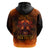 Fire Skull Hoodie Of Course I'm Going To Hell I'm Just Here To Pick You Up - Wonder Print Shop