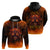 Fire Skull Hoodie Of Course I'm Going To Hell I'm Just Here To Pick You Up - Wonder Print Shop