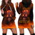 Fire Skull Hoodie Dress Of Course I'm Going To Hell I'm Just Here To Pick You Up - Wonder Print Shop