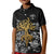 Viking Kid Polo Shirt Yggdrasil Pattern And Ancient Rune - Wonder Print Shop