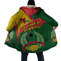 Guinea Bissau Cloak with Green Yellow Red Swirl Design - Wonder Print Shop