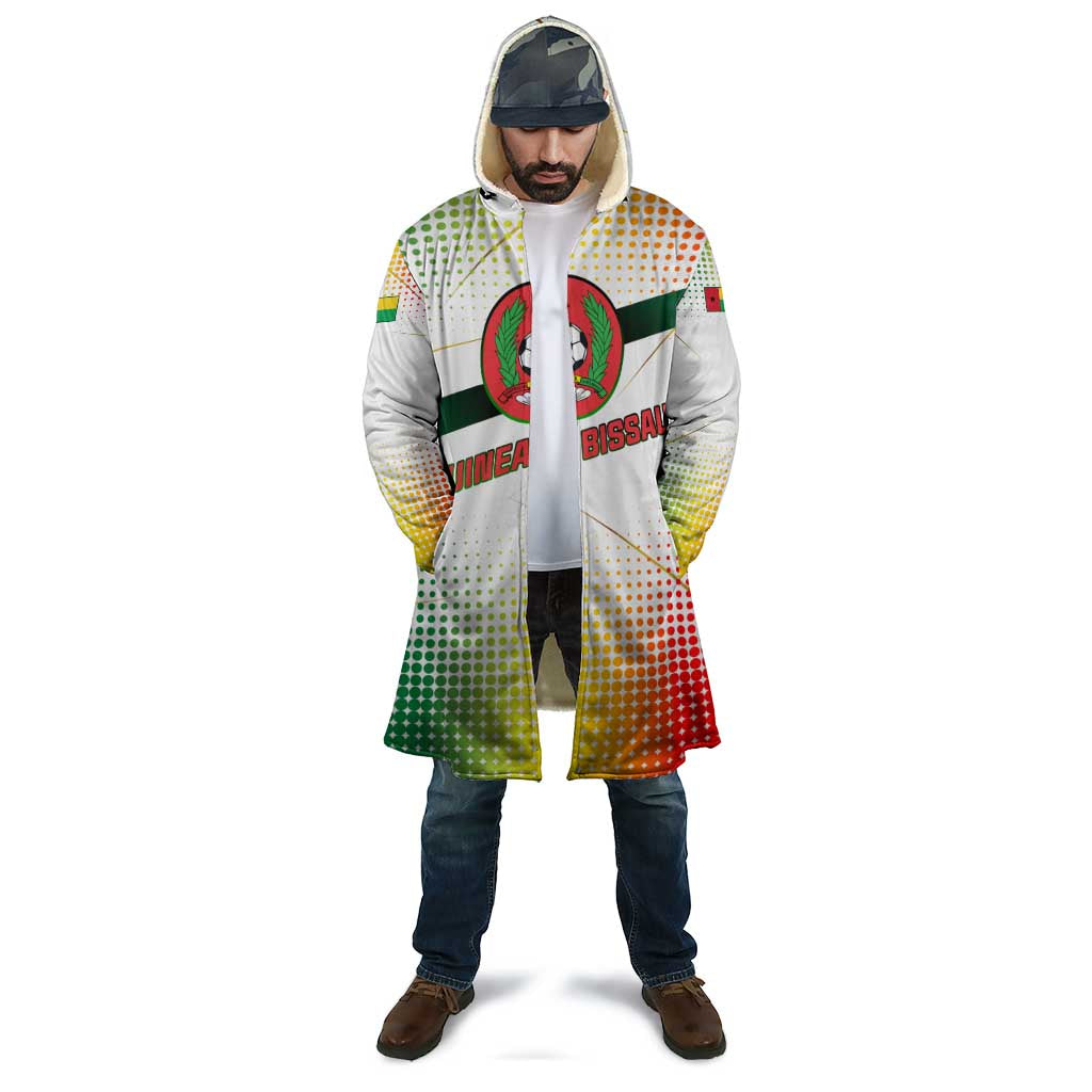 Guinea Bissau Cloak with White Green Red Gradient Design - Wonder Print Shop