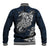 Viking Baseball Jacket Legendary Viking Boar and Intricate Norse Patterns - Wonder Print Shop