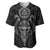 Viking Valhalla Baseball Jersey Odin and Drakkar Pattern - Wonder Print Shop