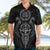 Viking Valhalla Hawaiian Shirt Odin and Drakkar Pattern - Wonder Print Shop