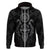 Viking Valhalla Hoodie Odin and Drakkar Pattern - Wonder Print Shop