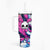 Crazy Rabbit Lady Tumbler With Handle