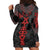 Skull Horror - Satan Symbol Grunge Hoodie Dress - Wonder Print Shop