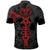 Skull Horror - Satan Symbol Grunge Polo Shirt - Wonder Print Shop