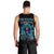 Warning To Avoid Injury Mad Reaper Skull Men Tank Top - Wonder Print Shop