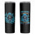 Warning To Avoid Injury Mad Reaper Skull Skinny Tumbler