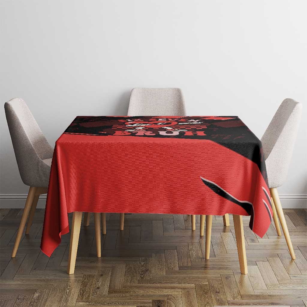 Six Seven Bruh Heart Tablecloth 67 Meme Cool Valentine’s Day Character Dabbing