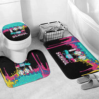 100 Days of School Baseball Bathroom Set with Sweet Melting Drip Pattern