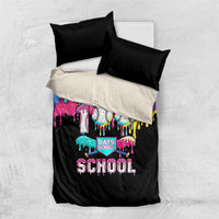 100 Days of School Baseball Bedding Set with Sweet Melting Drip Pattern