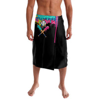100 Days of School Baseball Lavalava with Sweet Melting Drip Pattern
