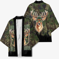 Deer 100 Days of School Kimono Camo Deer Adventure Forest