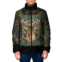Deer 100 Days of School Padded Jacket Camo Deer Adventure Forest
