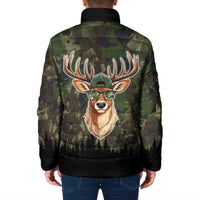 Deer 100 Days of School Padded Jacket Camo Deer Adventure Forest