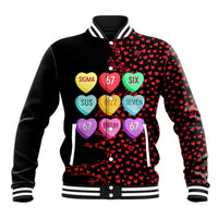 Valentine’s Day 67 Meme Six Seven Baseball Jacket Gen Alpha Conversation Hearts
