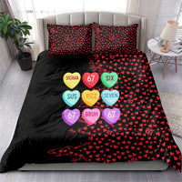 Valentine’s Day 67 Meme Six Seven Bedding Set Gen Alpha Conversation Hearts