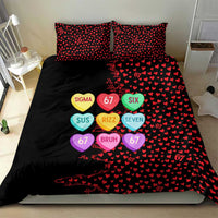 Valentine’s Day 67 Meme Six Seven Bedding Set Gen Alpha Conversation Hearts