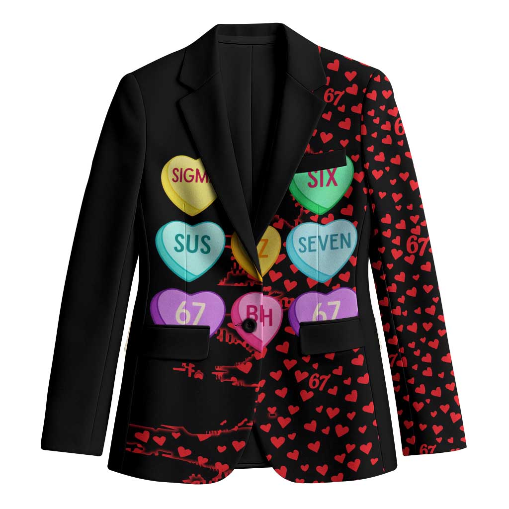 Valentine’s Day 67 Meme Six Seven Blazer Gen Alpha Conversation Hearts