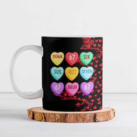 Valentine’s Day 67 Meme Six Seven Ceramic Mug Gen Alpha Conversation Hearts