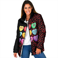 Valentine’s Day 67 Meme Six Seven Padded Jacket Gen Alpha Conversation Hearts