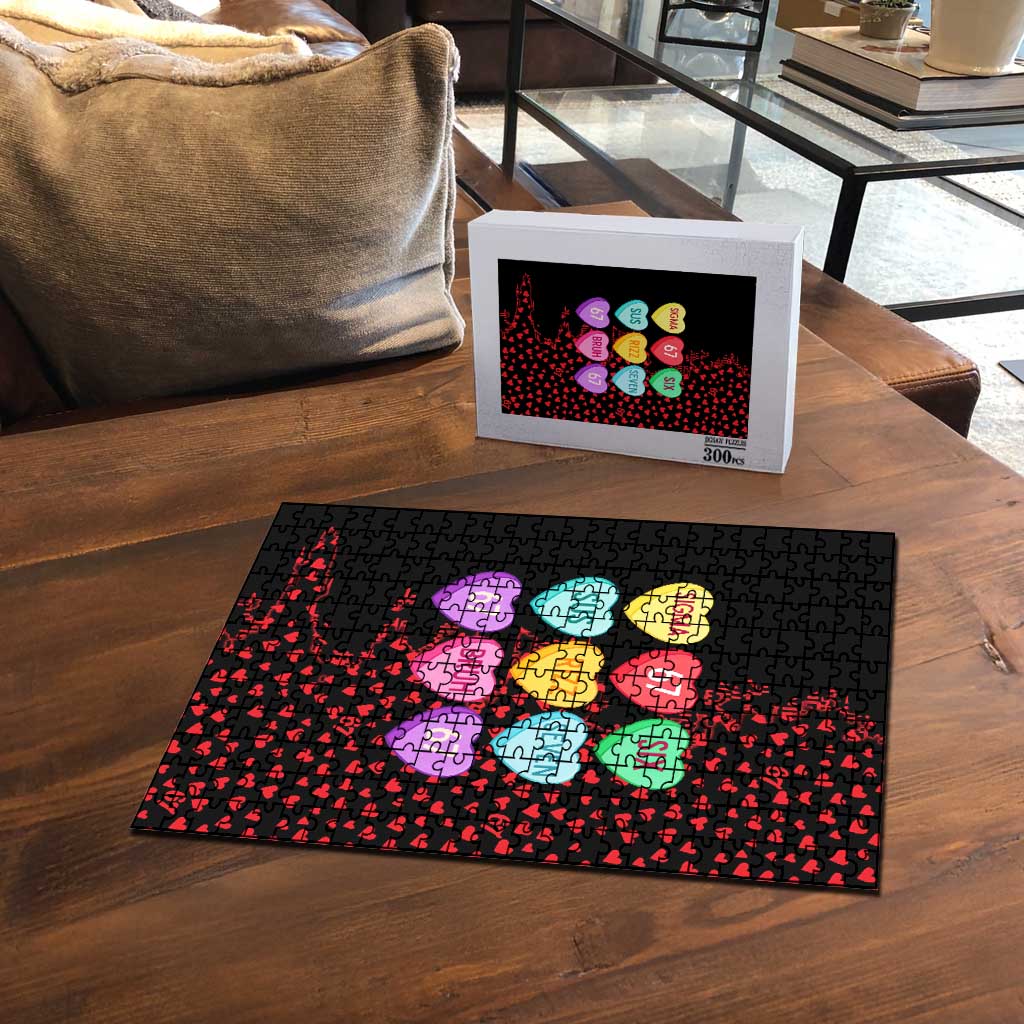 Valentine’s Day 67 Meme Six Seven Puzzle Gen Alpha Conversation Hearts