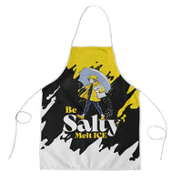 Be Salty Melt Ice Apron with Bold Splash Pattern