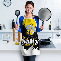 Be Salty Melt Ice Apron with Bold Splash Pattern