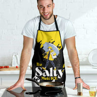 Be Salty Melt Ice Apron with Bold Splash Pattern