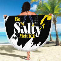 Be Salty Melt Ice Beach Blanket with Bold Splash Pattern