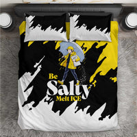 Be Salty Melt Ice Bedding Set with Bold Splash Pattern