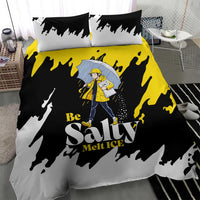 Be Salty Melt Ice Bedding Set with Bold Splash Pattern