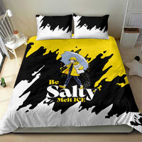 Be Salty Melt Ice Bedding Set with Bold Splash Pattern