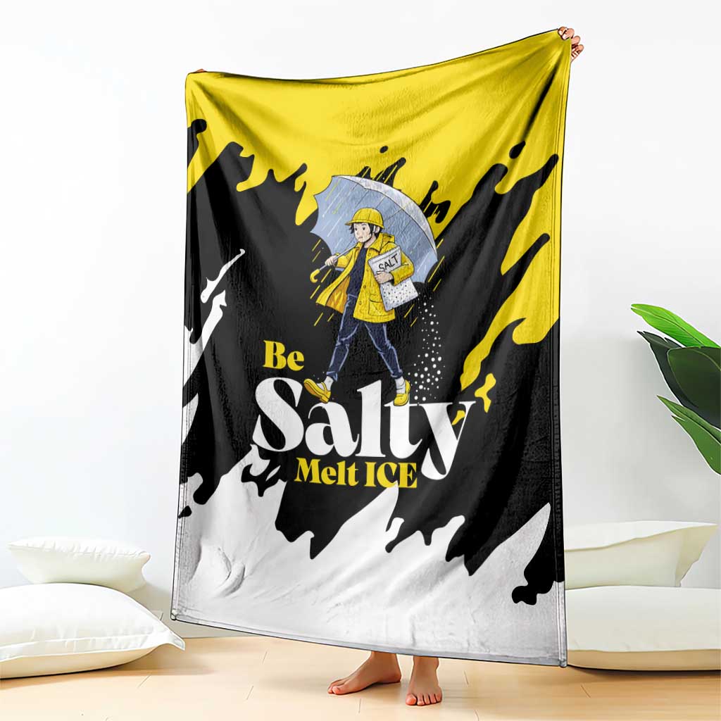 Be Salty Melt Ice Blanket with Bold Splash Pattern