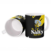 Be Salty Melt Ice Ceramic Mug with Bold Splash Pattern